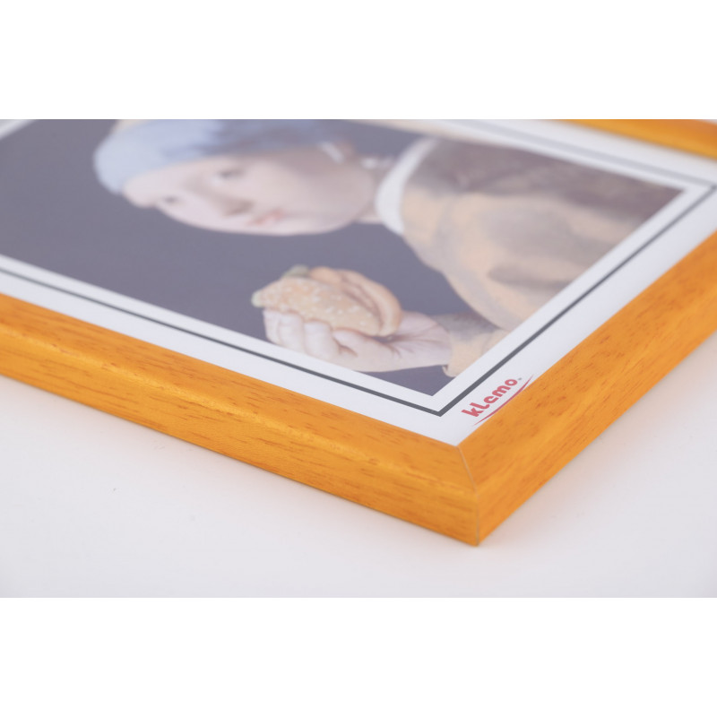 Rám drevený - žltý